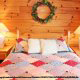 One of 6 bedrooms in cabin 101 (Heavenly Hideaway) at Eagles Ridge Resort at Pigeon Forge, Tennessee.