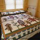 Large country bedroom in cabin 235 (Romantic Retreat , in Pigeon Forge, Tennessee.