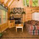 Living Room View of Cabin 260 (Magical Moments) at Eagles Ridge Resort at Pigeon Forge, Tennessee.