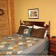 Bedroom View of Cabin 43 (The Great Escape) at Eagles Ridge Resort at Pigeon Forge, Tennessee.