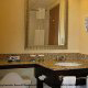 Luxury hotel bathroom at (Charleston Best Western) Charleston, South Carolina.