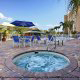 Hot Tub View At Clarion Hotel Maingate in Orlando/Kissimmee, Florida.