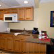 Fully Furnished Kitchenette View at the Best Western Ocean Beach Hotel & Suites in Cocoa Beach, Florida. Start your day with a fresh cup of coffee while on your Christmas Family Getaway.