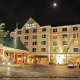 Front Entrance View at Country Inn & Suites By Carlson Orlando-Maingate at Calypso in Orlando, Florida. You made a great choice for your Family Halloween Vacation.