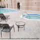 Outdoor Hot Tub View At Hampton Inn & Suites In Orlando / Kissimmee, Florida.