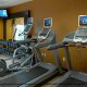 Fitness Center View At Hampton Inn & Suites In Orlando / Kissimmee, Florida.