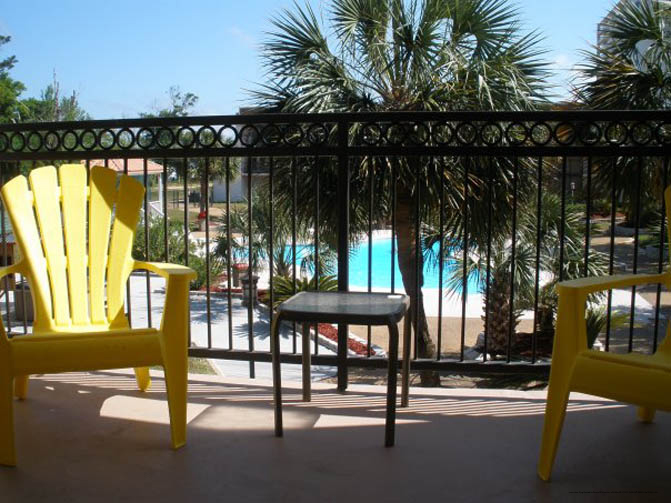 Pool View From Your Balcony At The Ocean Vacation Villas In Biloxi Mississippi
