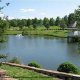 Picturesque Lake View At The Historic Powhatan Plantation Resort In Williamsburg, VA.